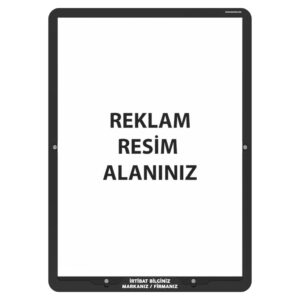 50/70 Duyuru Reklam İlan Bildiri Dikey Pano