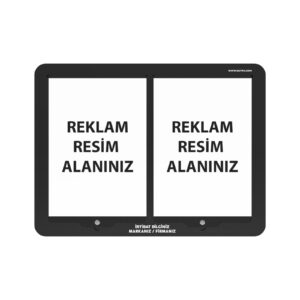A4 2’li Duyuru Reklam İlan Panosu