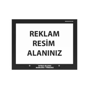 A3 Reklam İlan Duyuru Panosu Yatay