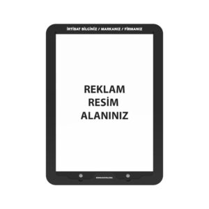 A3 Reklam İlan Duyuru Panosu Dikey